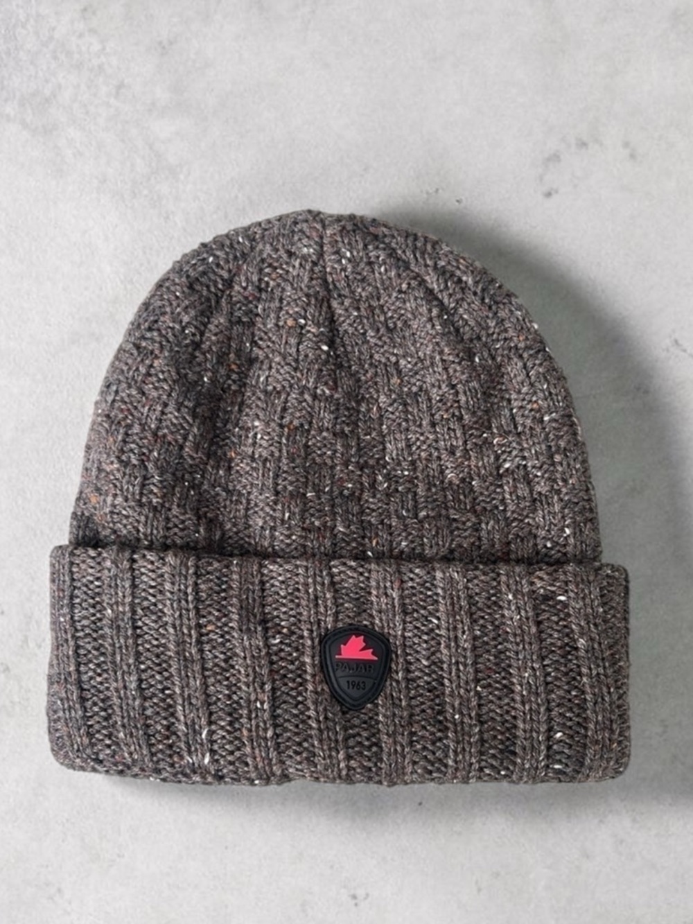 Pajar Knitted Beanie Winter Hat Brown Men's One Size NWOT